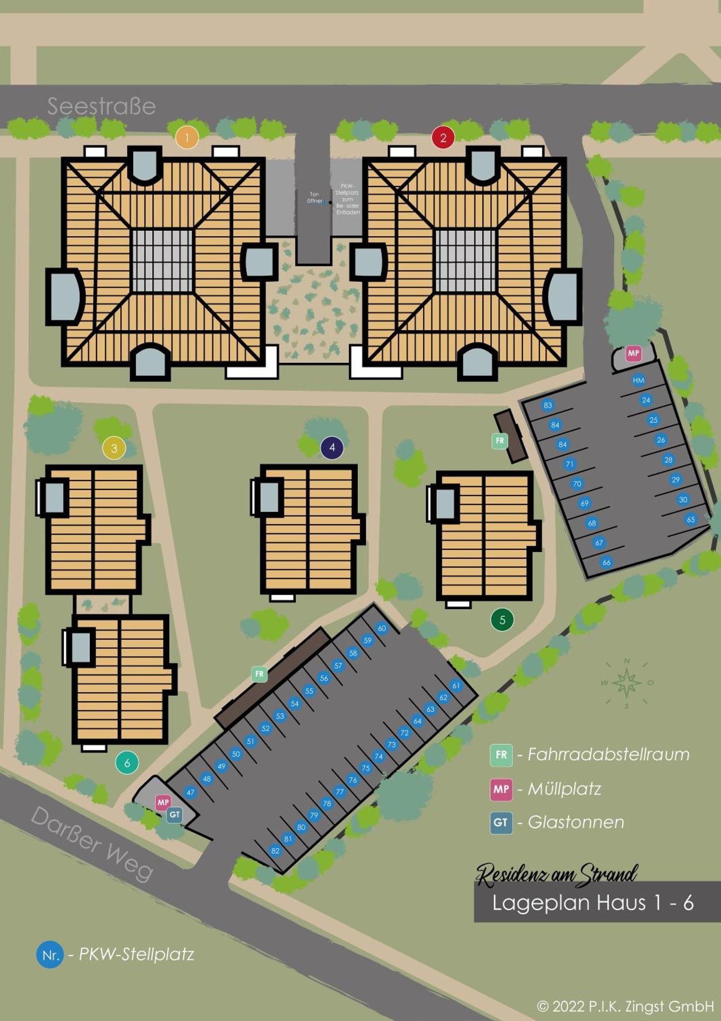 Residenz Am Strand Wohnung 2-43 Zingst Eksteriør bilde